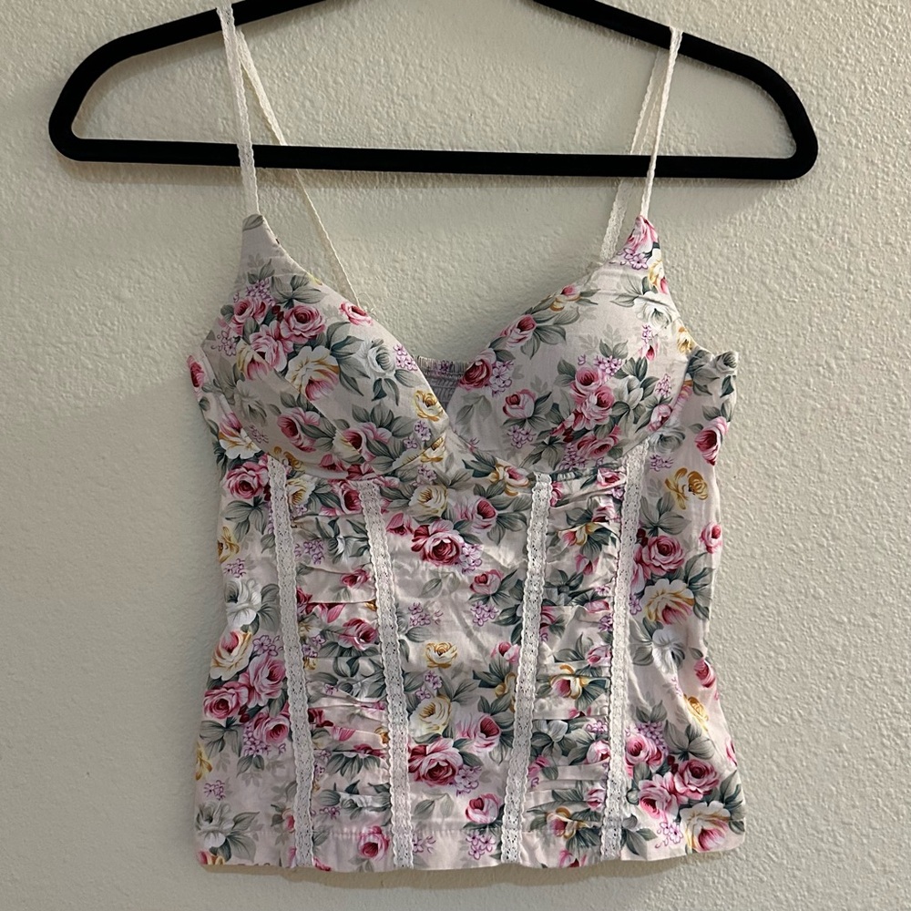 Tobi Multicolor Floral Shirt